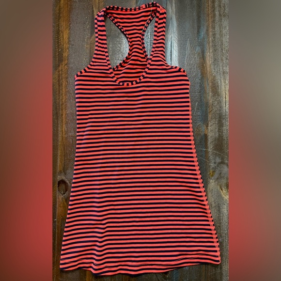 lululemon athletica Tops - Lululemon Striped Racerback Tank Top   EUC